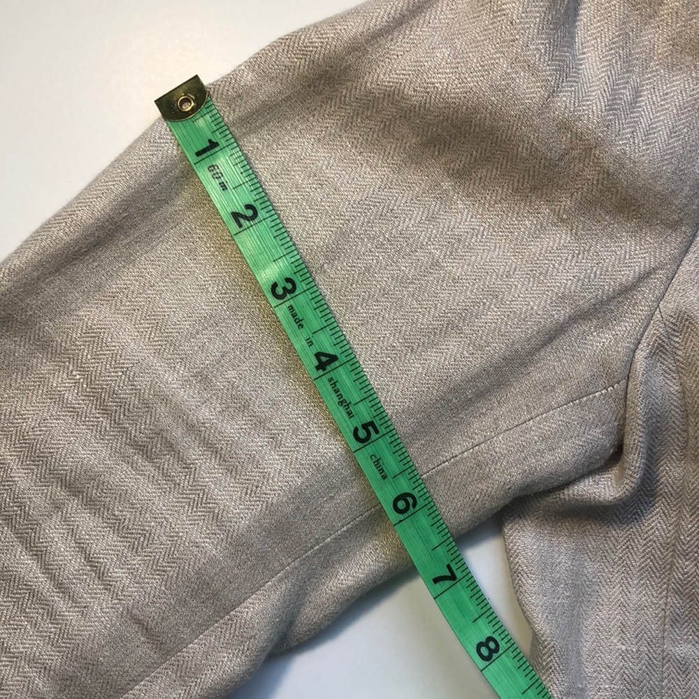 Anne Taylor LOFT Linen Collarless Jacket - Picture 14 of 14
